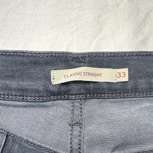 Levi's Women's Charcoal Straight Leg Jeans - Picture 2 of 4